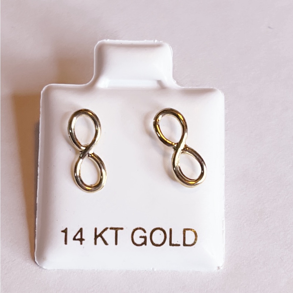 Baby earrings 14 kt gold solid # 57